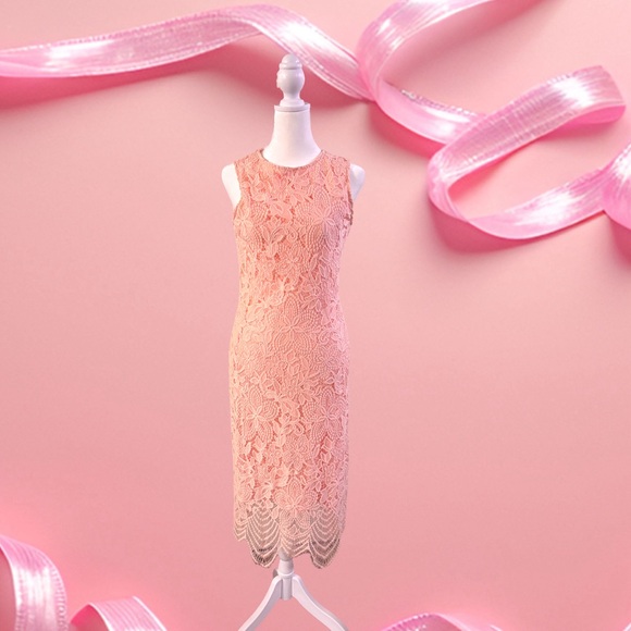 Sharagano Lace Dress Size 4 - Picture 1 of 2